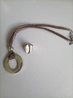 Ketting Victoria juwelen + zilveren ring, Handtassen en Accessoires, Kettingen, Ophalen of Verzenden, Gebruikt
