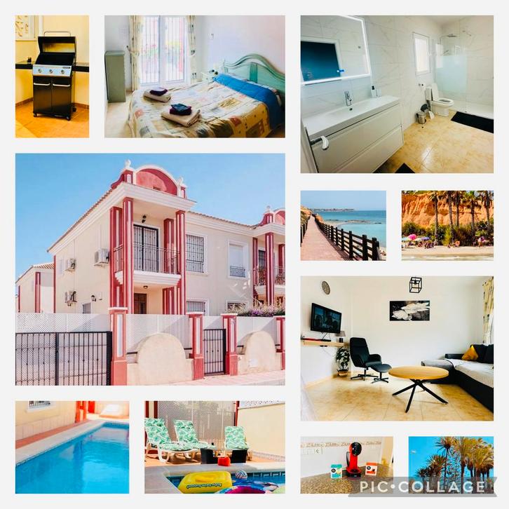 Maison vacances Espagne Costa Blanca (piscine privée/mer), Immo, Appartementen en Studio's te huur