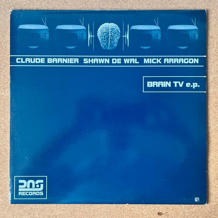 Claude Barnier, Shawn De Wal, Mick Arragon ‎– Brain TV EP, Cd's en Dvd's, Vinyl | Dance en House, Gebruikt, Techno of Trance, 12 inch