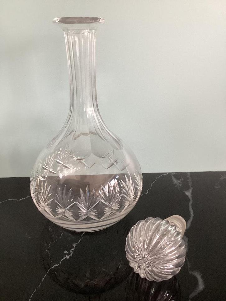 Carafe en cristal Napoléon III. 186/Ba., Antiquités & Art, Antiquités | Verre & Cristal, Enlèvement