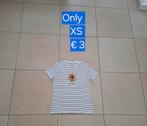 T-shirt Only XS, Wit, Zo goed als nieuw, Korte mouw, Maat 34 (XS) of kleiner
