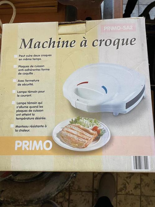 Primo croque-monsieur machine – 700W, Elektronische apparatuur, Contactgrills, Zo goed als nieuw, Ophalen of Verzenden