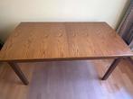 Houten eettafel, Huis en Inrichting, Tafels | Eettafels, Ophalen, Eikenhout, 200 cm of meer, Zo goed als nieuw