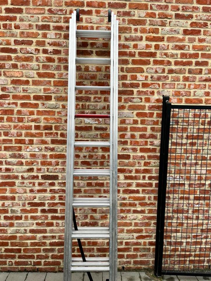 Altrex Allround ladder 3x10, Doe-het-zelf en Bouw, Ladders en Trappen, Zo goed als nieuw, Ladder, 4 meter of meer, Opvouwbaar of Inschuifbaar