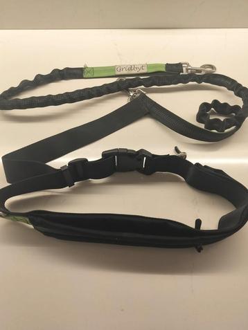 Jogging heupgordel met hondenriem beschikbaar voor biedingen
