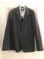 JAS VEST BLAZER GRIJS GESTREEPT H&M, Kleding | Heren, Jassen | Zomer, Maat 48/50 (M), Ophalen of Verzenden, Zo goed als nieuw