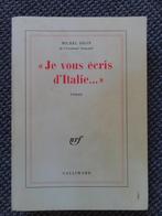 Michel Déon, je vous écris d'Italie, nrf Gallimard 1984,, Boeken, Romans, Gelezen, Europa overig, Verzenden