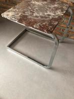 Leuk vintage marmeren bijzettafel, Ophalen, Gebruikt