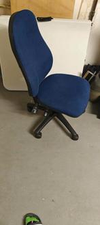 Bureaustoel donkerblauw, Huis en Inrichting, Ophalen, Gebruikt, Bureaustoel