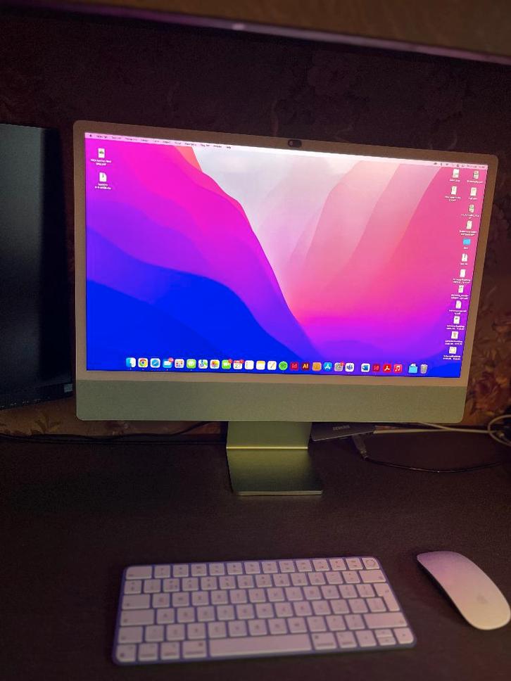 iMac 24" M1 (2021) – 8GB / 500GB – 4.5K Retina Ultra HD, Computers en Software, Apple Desktops, Zo goed als nieuw, iMac, Onbekend