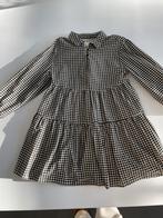 Robe en velours à carreaux noire et blanche de Zara 128, Robe ou Jupe, Enlèvement ou Envoi, Comme neuf, Zara