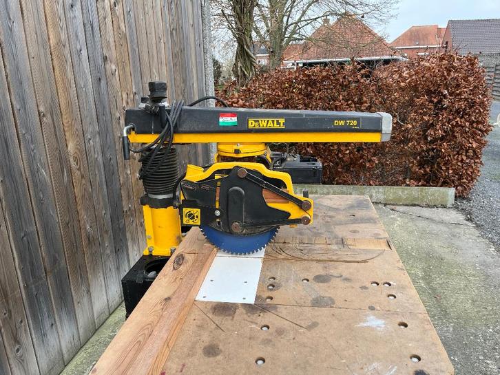 Dewalt radialzaag, Bricolage & Construction, Boîtes à outils, Utilisé, Enlèvement