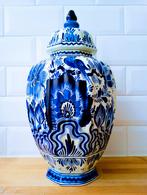 Vintage Delftsblauwe dekselpot Delfts blauw, Antiek en Kunst, Antiek | Vazen, Ophalen
