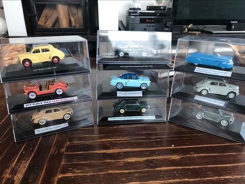 lot collection Renault 4cv eligor Hachette 4 cv, Hobby en Vrije tijd, Modelauto's | 1:43, Zo goed als nieuw, Auto, Ophalen
