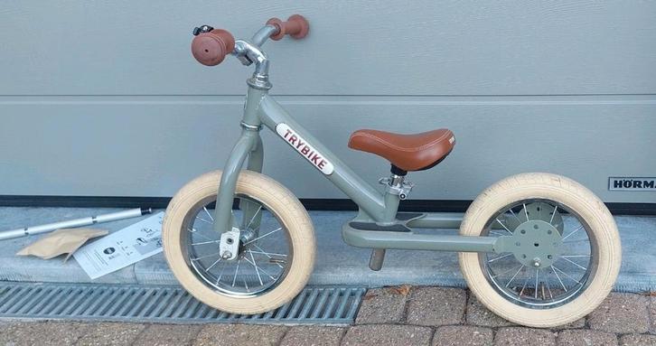 Trybike steel vintage groen, Fietsen en Brommers, Fietsen | Kinderfietsjes, Ophalen