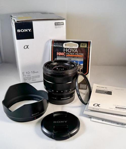 Sony E 10-18mm f/4 OSS, TV, Hi-fi & Vidéo, Photo | Lentilles & Objectifs, Comme neuf, Objectif grand angle, Zoom, Enlèvement ou Envoi