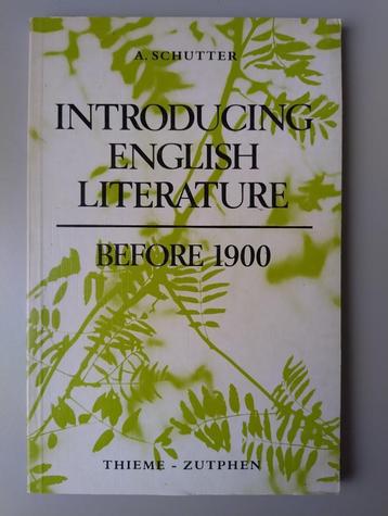 Introducing English literature before 1900