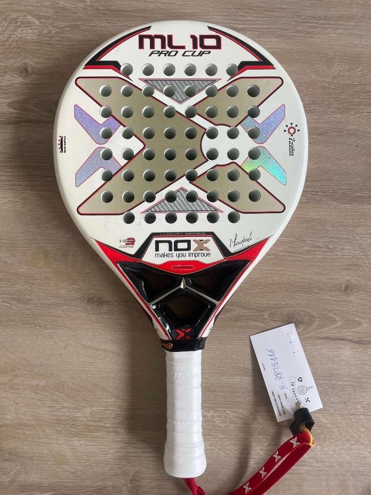 Nox ML10 Pro Cup Luxury, Sport en Fitness, Padel, Gebruikt, Padelracket, Ophalen of Verzenden