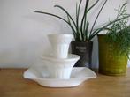vintage jaren 70 tupperware pique fleurs bloemstuk, Ophalen of Verzenden, Zo goed als nieuw, Wit