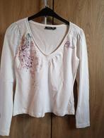 Witte t-shirt met lange mouwen Mexx Maat M, Kleding | Dames, T-shirts, Maat 38/40 (M), Mexx, Ophalen of Verzenden, Roze
