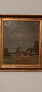 Peinture à l'huile sur toile PROSPER BOSTEELS, Enlèvement