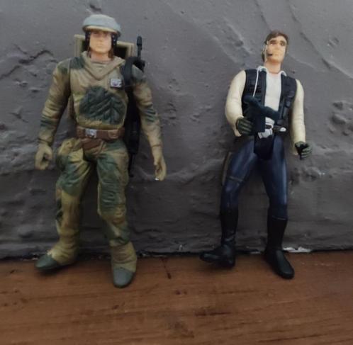 Star Wars modern Han Solo & Endor Soldier 1997 Kenner, Verzamelen, Star Wars, Gebruikt, Actiefiguurtje, Ophalen of Verzenden