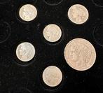 Cérès lot munten 1, 2 en 5 zilveren franken, Zilver