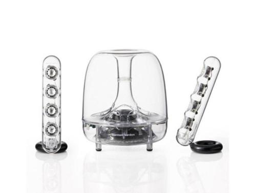 HARMAN KARDON SOUNDSTICKS III - QUASI NIEUWSTAAT, Informatique & Logiciels, Enceintes Pc, Comme neuf, Canal audio 2.1, Enlèvement ou Envoi