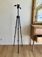 Manfrotto 190B statief + 804RC2 3-weg kop + draagtas, Audio, Tv en Foto, Fotografie | Statieven en Balhoofden, Ophalen