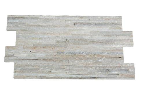 Steenstrips natuursteen "Pure White" 60 x 15 cm, Bricolage & Construction, Plaques & Panneaux, Neuf, Autres matériaux, 20 à 50 mm
