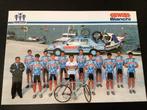 Wielerkaart 1987 team bianchi wk moreno argentin, Verzenden, Zo goed als nieuw