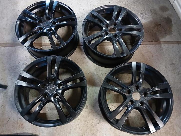 Jantes MAK 17 pouces noires, Auto-onderdelen, Banden en Velgen, Velg(en), 17 inch, Gebruikt, Ophalen