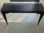Zwarte houten tafel, Ophalen, Gebruikt, 50 tot 100 cm, 150 tot 200 cm