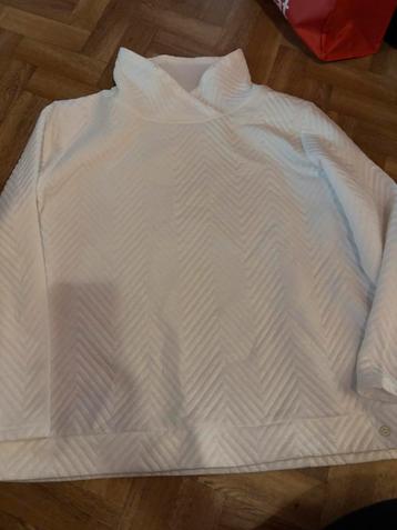 Blouse blanche en damart, Taille 42/44 (L), Enlèvement ou Envoi, Comme neuf, Blanc