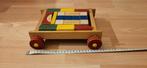 houten karretje met blokken, Kinderen en Baby's, Ophalen of Verzenden, Gebruikt