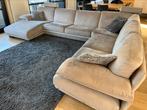 Hoeksalon Natuzzi inclusief tapijt en sierkussens, Huis en Inrichting, Ophalen, Gebruikt, Stof, Modern