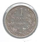 11429 * LEOPOLD II * 1 frank 1909 frans * Z.Fr/Pr, Zilver, Verzenden