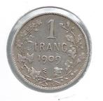 11429 * LÉOPOLD II * 1 franc 1909 français * Z.Fr/Pr, Envoi, Argent