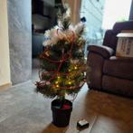 Mooie versierde kerstboom met lichtjes, Ophalen of Verzenden, Zo goed als nieuw