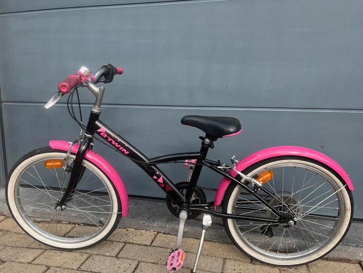 Meisjesfiets of jongensfiets B-twin 20 inch wielen, Fietsen en Brommers, Fietsen | Meisjes, Gebruikt, 20 inch, Handrem, Versnellingen