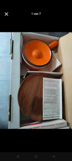 Le creuset - fondue, Huis en Inrichting, Ophalen, Gebruikt