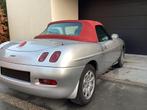 Fiat Barchetta met rode softtop, Stof, Cabriolet, Handgeschakeld, Grijs