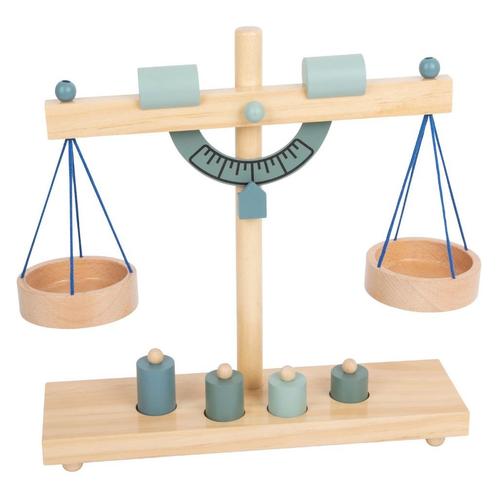 Houten weegschaal modern, Kinderen en Baby's, Speelgoed | Speelkeukens, Nieuw, Speelkeuken-accessoire, Hout, Ophalen of Verzenden