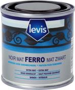 Levis Ferro : smeedijzer , sloten, Bricolage & Construction, Peinture, Vernis & Laque, Moins de 5 litres, Comme neuf, Noir, Laque