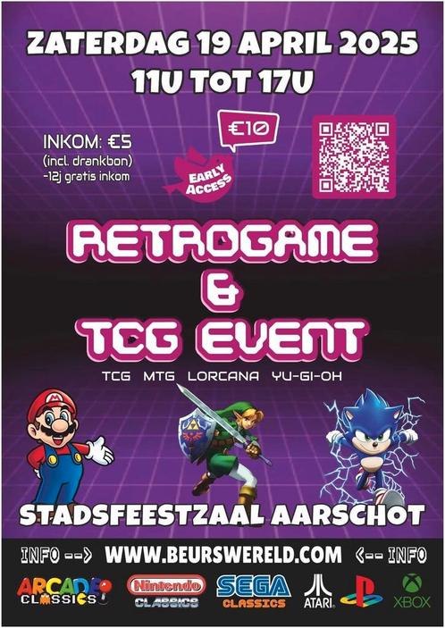 RETROGAME & TCG EVENT, Games en Spelcomputers, Games | Overige, Nieuw, Ophalen of Verzenden