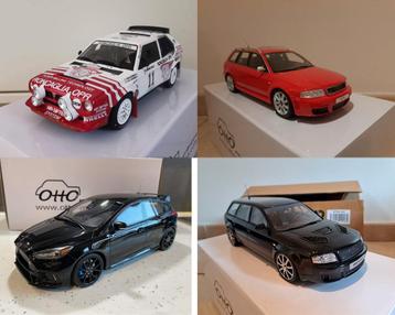 Lot 4 OTTO neuves Lancia Delta Audi rs4 rs6 Ford Focus RS
