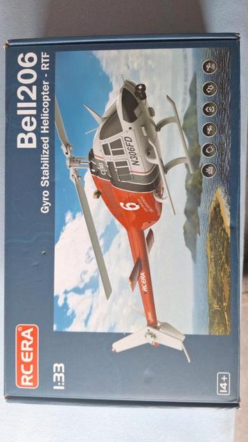RC ERA Bell 206 gyro stabilized helicopter met optical flow, Hobby en Vrije tijd, Modelbouw | Radiografisch | Helikopters en Quadcopters