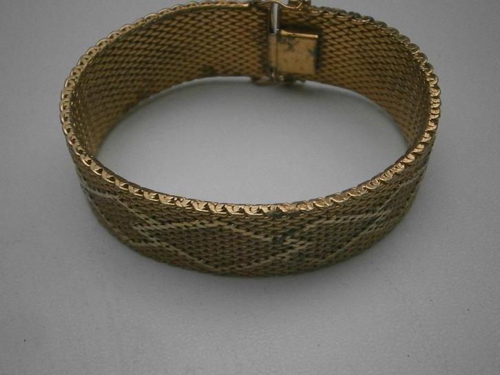 gouden armband, Handtassen en Accessoires, Armbanden, Gebruikt, Overige materialen, Goud, Ophalen of Verzenden