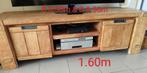 Massief teak tv meubel 1.60m, Ophalen, 150 tot 200 cm, Teakhout, Zo goed als nieuw