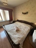 Bed gemaakt van Kerselaar, Ophalen, Gebruikt, Tweepersoons